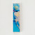Blue Marble Art Glass Mezuzah