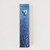 Blue "Pebbled Glass" Art Glass Mezuzah