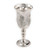 Grapes Design Silverplated Kiddush Cup 6.2"