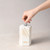 Hexagon Ceramic Tzedakah Box - Gold Accents