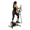 Sunny Health Fitness Magnetic Elliptical Bike Cross Trainer Machine Stepper, Home Gym Cardio Workout Exercise Equipment, SF-E905