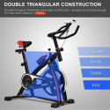 Costway Exercise Bicycle Indoor Bike Cycling Cardio Adjustable Gym Workout Fitness Home