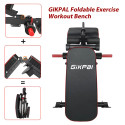 GIKPAL Adjustable Weight Bench - 8 Positions, Flat/Incline/Decline Folding FID Utility Bench, Foldable Exercise Workout Bench for Home Gym, 660lbs Capacity