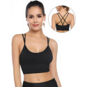 Uniexcosm Women Sports Bra 3 Pack Strappy Yoga Running Gym Workout Bra