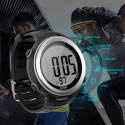 Heart Rate Monitor Watch with Chest Strap, Exercise Heart Rate Monitor, Sports Watch with HRM, Waterproof, Stopwatch, Hourly Chime T007