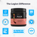 Legion Athletics Natural Preworkout Energy Supplement with Caffeine - Fruit Punch, 10 Servings