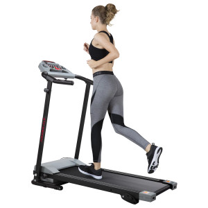 Jaxpety 2.0 HP Portable Folding Electric Treadmill 3 Incline Running Machine with LCD Display, Ipad and Drink Holder