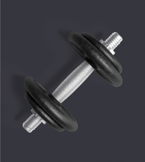 CAP Barbell 25 lb Adjustable Dumbbell Set, Quick Select Adjustability from 5-25 lb, Pair, Black
