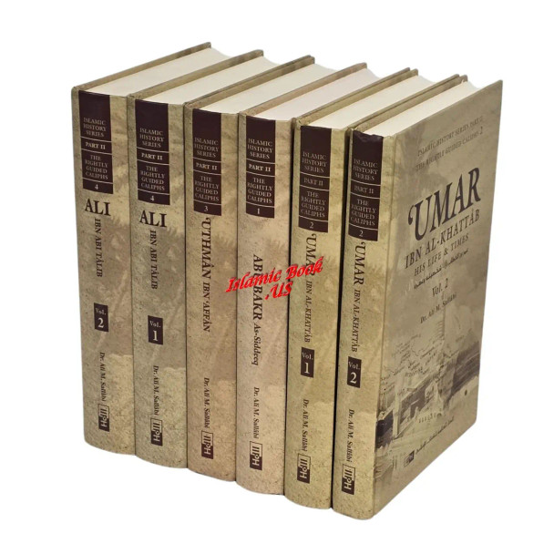 Biography Of Four Caliph Of Islam Complete set by Dr. Ali Mohammad Al-Sallabi (iiph Publications)