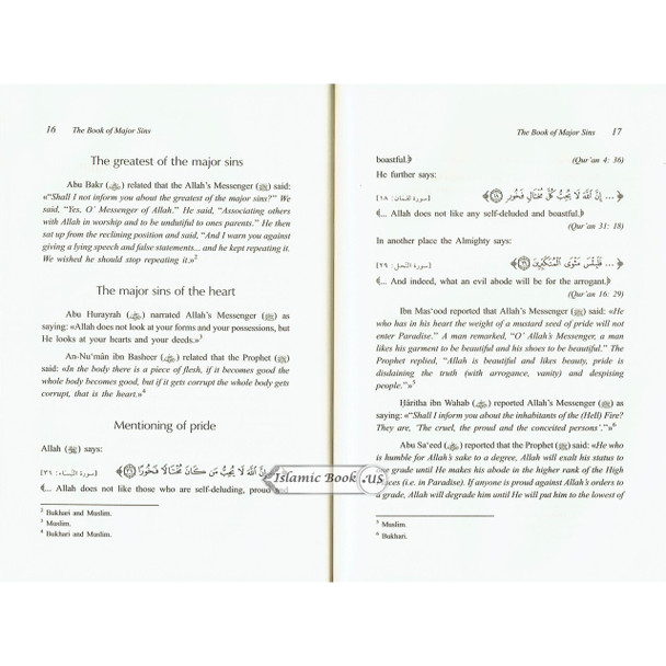 The Book of Major Sins By Imam Muhammad ibn Sulayman at-Tamimi
ISBN: 9789960955049