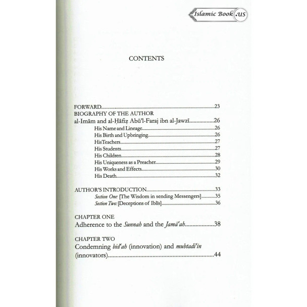 The Devil's Deception (Talbis Iblis) By Imam Ibn Al-Jawzi
ISBN: 9781904336051