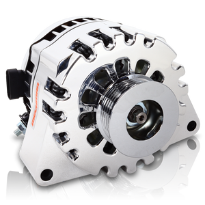 S Series Billet 240 AMP Racing Alternator For C5/C6 Corvette - Polished Finish B13969240P Mechman S Series Billet 240 AMP Racing Alternator For C5/C6 Corvette - Polished Finish B13969240P Mechman