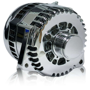 240A racing alternator 88-95 GM truck mount - Chrome B81657240C 240A racing alternator 88-95 GM truck mount - Chrome B81657240C