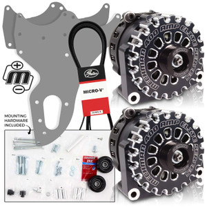 Dual Bracket Black 99-04 GM Trucks w/4.8L, 5.3L, & 6.0L (Includes 2 x B8206400B) D201 Mechman Dual Bracket Black 99-04 GM Trucks w/4.8L, 5.3L, & 6.0L (Includes 2 x B8206400B) D201 Mechman