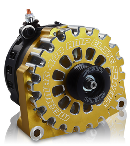 400 Amp Gold Billet Alternator for 14-18 GM Truck B14019400GO Mechman 400 Amp Gold Billet Alternator for 14-18 GM Truck B14019400GO Mechman