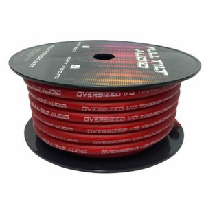 Full Tilt Audio Red 1/0 Gauge 50 Foot Tinned OFC Oxygen Free Copper Power/Ground Cable/Wire Full Tilt Audio Red 1/0 Gauge 50 Foot Tinned OFC Oxygen Free Copper Power/Ground Cable/Wire