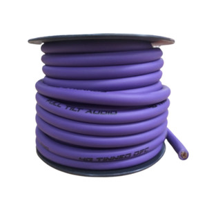 Full Tilt Audio Purple 4 Gauge 50 Foot Tinned OFC Oxygen Free Copper Power/Ground Cable/Wire Full Tilt Audio Purple 4 Gauge 50 Foot Tinned OFC Oxygen Free Copper Power/Ground Cable/Wire