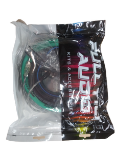 FULL TILT 4 GAUGE AWG TEAL/BLACK AMPLIFIER/AMP WIRE KIT FULL TILT 4 GAUGE AWG TEAL/BLACK AMPLIFIER/AMP WIRE KIT