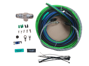FULL TILT 8 GAUGE AWG LIME GREEN/BLACK AMPLIFIER/AMP WIRE KIT FULL TILT 8 GAUGE AWG LIME GREEN/BLACK AMPLIFIER/AMP WIRE KIT