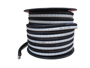 Full Tilt Audio White/Black 8 Gauge 50 Foot Tinned OFC Oxygen Free Copper Speaker Cable Wire Full Tilt Audio White/Black 8 Gauge 50 Foot Tinned OFC Oxygen Free Copper Speaker Cable Wire
