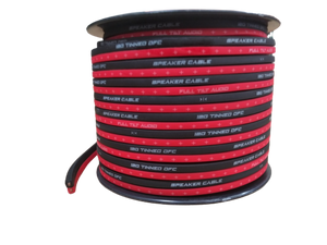 Full Tilt Audio Red/Black 12 Gauge 100 Foot Tinned OFC Oxygen Free Copper Speaker Cable Wire Full Tilt Audio Red/Black 12 Gauge 100 Foot Tinned OFC Oxygen Free Copper Speaker Cable Wire