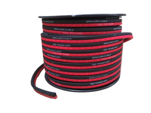 Full Tilt Audio Red/Black 16 Gauge 100 Foot Tinned OFC Oxygen Free Copper Speaker Cable Wire Full Tilt Audio Red/Black 16 Gauge 100 Foot Tinned OFC Oxygen Free Copper Speaker Cable Wire