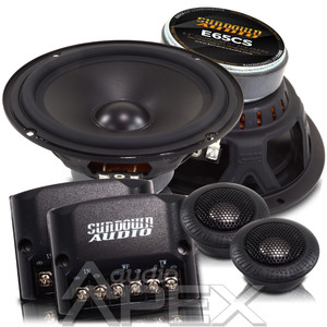 Sundown Audio E 6.5" Component 4 Ohm (E Series) Speakers 100 Watts RMS Sundown Audio E 6.5" Component 4 Ohm (E Series) Speakers 100 Watts RMS