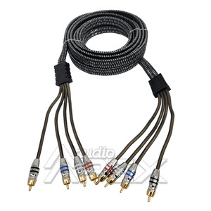 Sundown Audio 25 ft. 4 Channel High Quality RCA Interconnect Cables (SAZ Series) Sundown Audio 25 ft. 4 Channel High Quality RCA Interconnect Cables (SAZ Series)