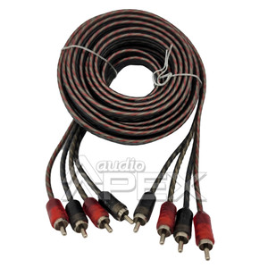 Sundown Audio 20 ft. 4 Channel Budget RCA Interconnect Cables (SB Series) Sundown Audio 20 ft. 4 Channel Budget RCA Interconnect Cables (SB Series)
