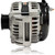 240 Amp E Series Alternator for select 11-18 Dodge CAR V8 fitments with single wire turn on 11576240-1 Mechman