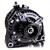 170 amp high output racing alternator for GM truck LS brackets - BLACK 8237170B Mechman