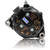 170 amp high output racing alternator for Toyota Supra 1JZ 2JZ - BLACK 13546170B Mechman