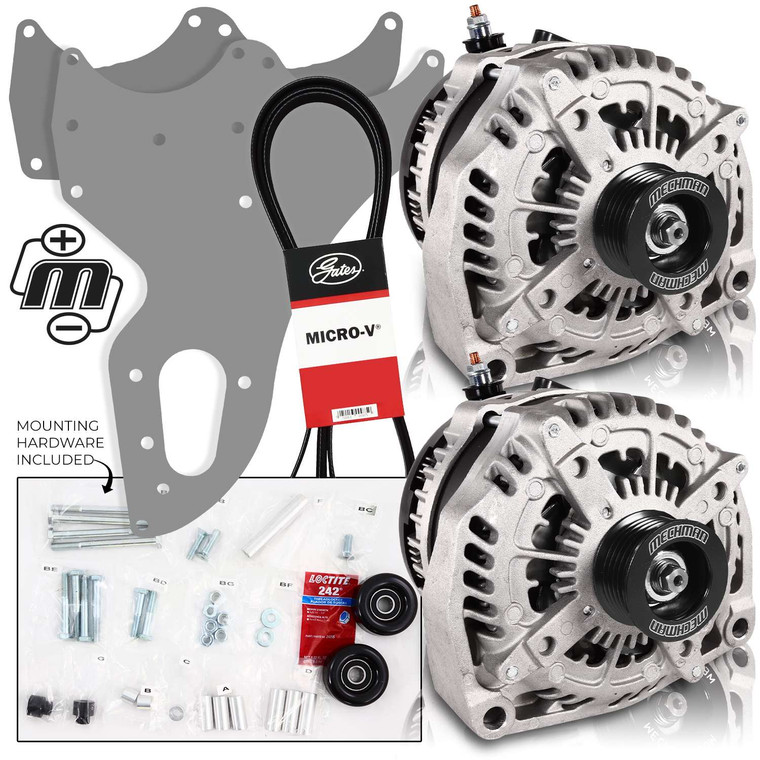 Dual Bracket 05-13 GM Trucks w/4.8L, 5.3L, & 6.0L (Includes 2 x 14019400) D205-CAST Mechman