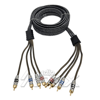 Sundown Audio 25 ft. 4 Channel High Quality RCA Interconnect