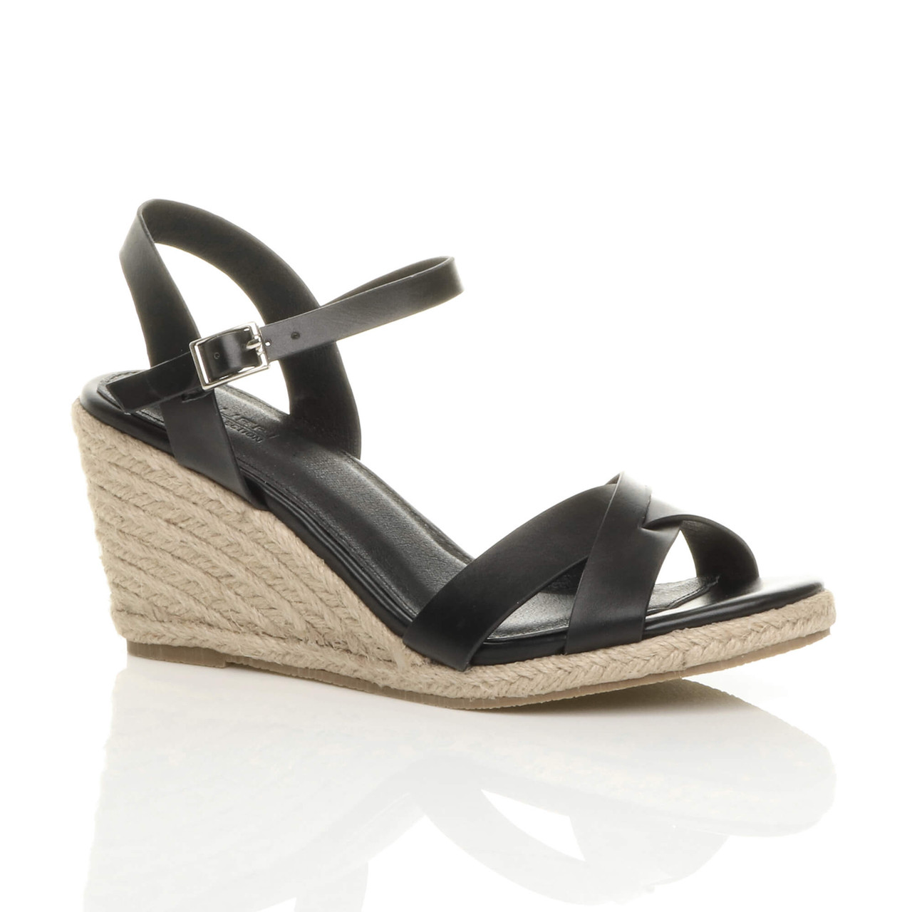 buckle espadrille sandals