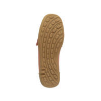 Bottom view of the sole of Coral Low Heel Wedge Comfort Boat Shoes Loafers