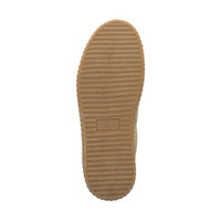 Bottom view of the sole of Beige Suede Platform Flatform Creepers Trainers