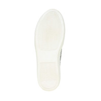 Bottom view of the sole of Silver Glitter Flat Slip On Glitter Plimsolls Trainers