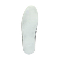 Bottom view of the sole of Navy PU Flat Canvas Plimsolls Lo-Top Trainers