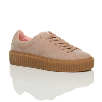 Womens - Trainers - Lace Up Trainers 