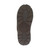 Bottom view of the sole of Brown Suede Flat Fur Lined Luxury Mules Slippers