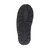 Bottom view of the sole of Black PU Flat Fur Lined Luxury Mules Slippers