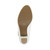 Bottom view of the sole of White PU Mid Heel Comfort Touch Close Mary Jane Court Shoes