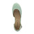 Top view of Mint Suede Mid Heel Wedge Flatform Platform Shoes