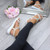 Model wearing Nude PU Low Wedge Heel Comfort Flatform Diamante Flower T-Bar Slingback Sandals Model wearing Nude PU Low Wedge Heel Comfort Flatform Diamante Flower T-Bar Slingback Sandals