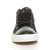 Front view of Black Flat Mesh Sequin Plimsolls Trainers Sneakers