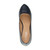 Top view of Navy PU Mid Heel Concealed Platform Court Shoes Top view of Navy PU Mid Heel Concealed Platform Court Shoes