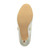 Bottom view of the sole of Ivory Satin Mid Heel Mary Jane Court Shoes Bottom view of the sole of Ivory Satin Mid Heel Mary Jane Court Shoes