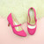 Fuchsia Pink Suede Mid Heel Mary Jane Court Shoes Fuchsia Pink Suede Mid Heel Mary Jane Court Shoes