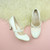 White Patent Mid Heel Mary Jane Court Shoes White Patent Mid Heel Mary Jane Court Shoes